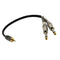 1x 3.5mm To 6.35mm Plug Splitter Adaptor Audio Cable for Mixer Amplifier Speaker