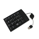 USB 19 Keys Numeric Number Num Pad Keypad/Keyboard For Laptop Notebook NetboLJ