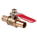 Full pass 10 mm diameter trousers Tail Pipe Red lever handle ball valve R2F2