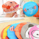 2pcs Shower Cap Waterproof Elastic Band Hat Bath Caps Cute Cartoon Bathroom