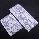 15pcs Pre Punched Card Kit Set fit for Brother KH260 Knitting Needlework Machine