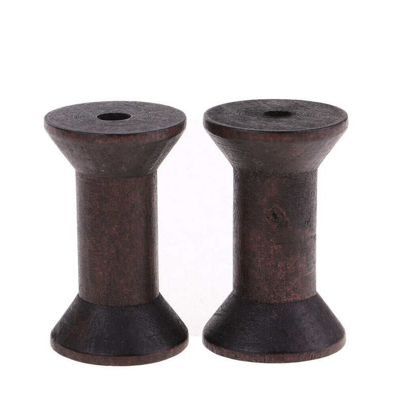 10pcs Craft Wooden DIY Sewing Tool Wooden Spool for Handmade Craft String Twine