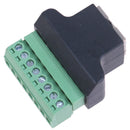 RJ45 to Screw Terminal Adaptor RJ45 Female to 8 Pin connector  for CCTV  OZ