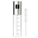 Oil Sprayer,Stainless Steel Vinegar Sprayer,Spray with Portable Brush,Barbe Q2T9