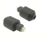 1PCS Mini Optical Audio Adapter 3.5MM Female Jack To Digital Toslink Male Plug
