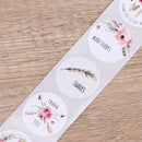 New 500pcs/roll Thank You Stickers for seal label Sealing decoration Sticke OZ
