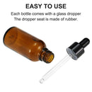 60ML Essential Oil Sub-bottle Empty Bottles Glass Dropper Bottle Travel Portable