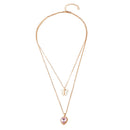 Fashion Multi-layer Necklace Women Butterfly Pendant Clavicle Chain Jewelry
