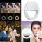 Adjustable Selfie Ring Light for Video Live Makeup Youtube Ultra-light Clip-on