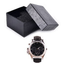 Black PU Noble Durable Present Gift Box Case For Bracelet Jewelry Watch  JR
