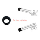 6Pcs Anti-UV Rubber 2" Fishing Rod Holder Tube Insert Protector Replacement