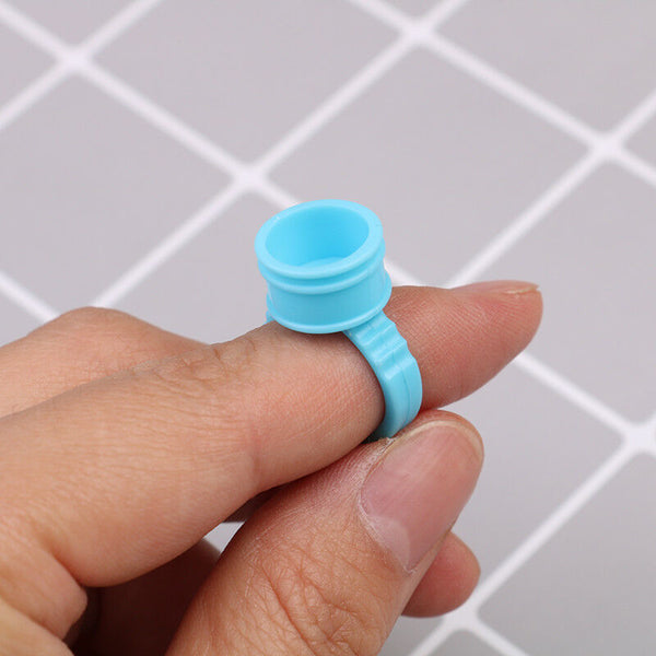 disposable glue holder ring pallet for eyelash extension tattoo pigment  JR BX