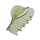 2pcs Fashion Acrylic Hair Claw Clip Jaw Gripper Hairdressing Tool Accessory