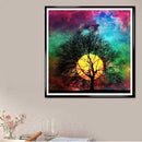 5D Diamond Painting Embroidery DIY Moon Tree Full Drill Cross Stitch Kits