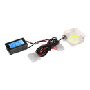 LED Digital Thermometer 3 Way Flow Meter for PC Water Cooling Liquid System