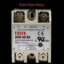 Fotek Control Solid State Relay Module SSR-40DA 40A 24-380V AC 3-32V DC Input