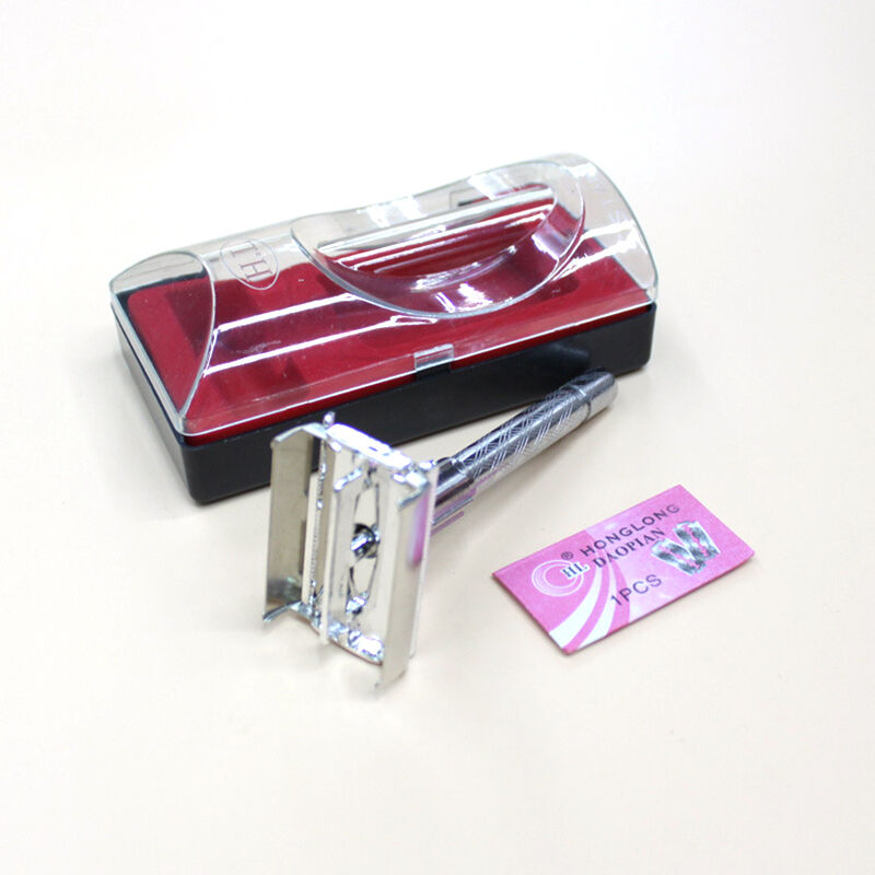 Gentlemen Mens Safety Double Edge Blade Shaving Hair Razor Shaver Blades Fashion