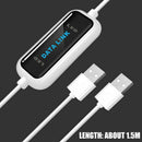 480Mb/s USB 2.0 Laptop PC To PC Online Data Link File Transfer Cable Bri Kw