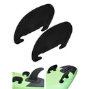 2pack Durable ABS Replacement Kayak Tracking Fin Skeg for Inflatable Boat Dinghy