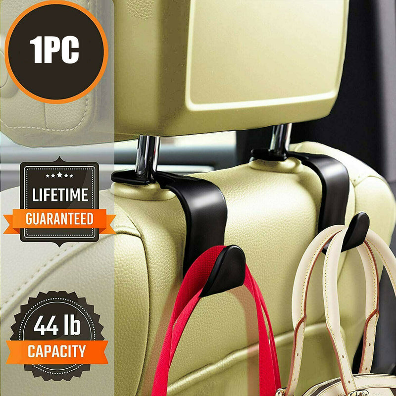 1 x Car Seat Back Headrest Hook Hanging Storage Bag Hanger Organizer Holder UK