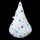 1X(Cute Raindrop Cushion Cartoon Soft And Comfortable Car Driver Seat Cushi