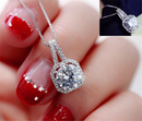 Fashion Women Crystal Charm Pendant Jewelry Chain Statement Choker Necklace Gift