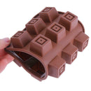 15 Cavities DIY Chocolate Silicone Square Grid Mold Cookie Baking Moulds