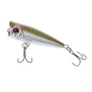 1pc Popper Fishing Lures Bait Crank Crankbait Lure Tackle Treble Hooks 50mm 4.5g