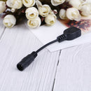 DC power supply usb2.0 A female to 5.5x2.1mm female jack extensions cord cableES