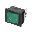 AC 16A/250V 20A/125V Green Light Illuminated DPDT ON/ON Boat Rocker Switch  S1D9