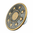 50pcs Set Denim Jacket Jeans Button 17mm Metal Tack Snap Fastener Studs Jeans