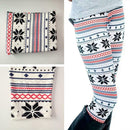CasualÃ‚Â Trousers Delicate Snowflake Print Nine Pants Women Leisure Pencil Pants