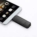 Micro USB OTG to USB 2.0 Adapter SD/Micro SD Card Reader with USB B7I9 stan U3S8