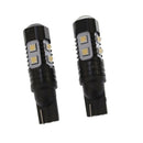 2X 50W T10 LED 6000K White Backup Reverse Light Bulbs Turn Signal Lamps