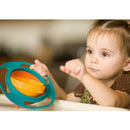 Kids Children Solid Feeding Flying Saucer Shape 360 Rotate Spill-Proof Bowl