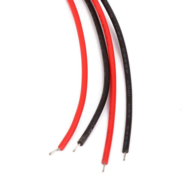 5Pairs JST SM 2-Pin Connector plug Female & Male w/Silicon Wire Lead Cable