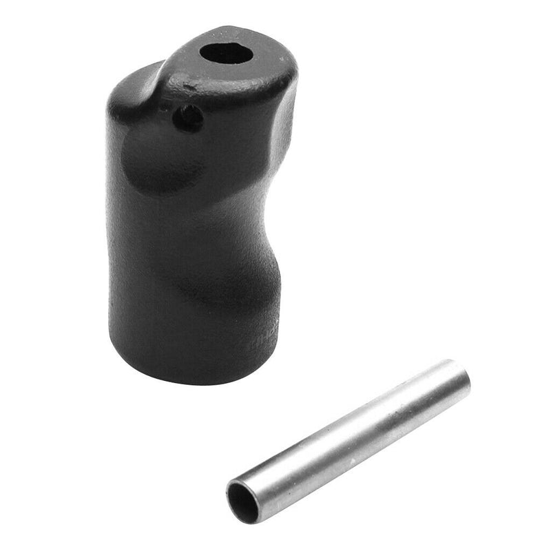 Plastic Steel Tattoo Machine Supply Handle Grips Tube With Back Stem Black