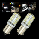 2X T4W White LED BA9S 3014 24SMD 2W Car Wedge Side Light Bulb Interior Lamp 12V