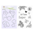 Butterfly Flower Cutting Die Seal DIY Scrapbooking Album Embossing Stencils