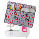 Home Sewing Machine Cover with Pockets Dustproof Oxford Cloth Carry Storage Case