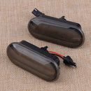 Pair Dynamic Smoke Amber LED Side Marker Turn Signal Light Fit For VW Golf GTI