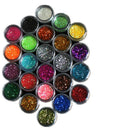 24 colors bright acrylic Glitter Sequins UV Nail Art Decoration