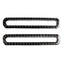 2x Carbon Fiber Air Vent Outlet Frame Cover Trim For Ford 2015-2017