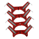 4 Pack 90 Degree Right Angle Clip Corner Clamp Photo Picture Frame Clamps