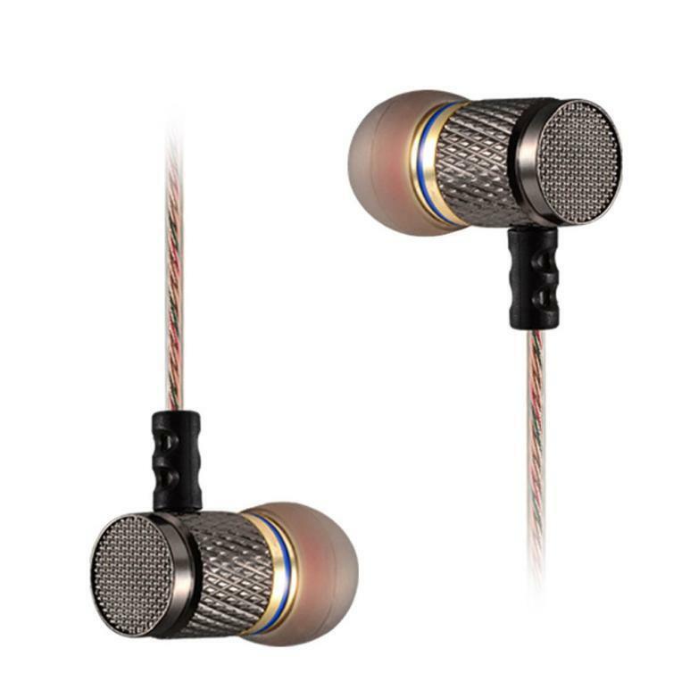 1PC Ear Sports Headphones Stereo Earphone Music Metal Heavy Bass Sound Headset