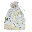 100pcs 4x6 Inches Drawstrings Organza Gift Candy Bags Wedding Favors Bags (WX5E3