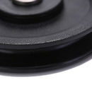 1pc 115mm Black Bearing Pulley Wheel Cable Gym Equipment Part Wearproof gtJ.AU