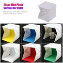 Portable 20x20cm Mini Folding Lightbox LED Studio Softbox for DSLR Camera