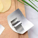 1pc Stainless Steel Finger Protector Multi-functional Cutting up VegetablesB_kz