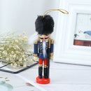 12cm Wooden Nutcracker Puppet Zakka Creative Desktop Decoration Christma JR
